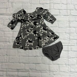 Janie and Jack Black and White Baby Outfit